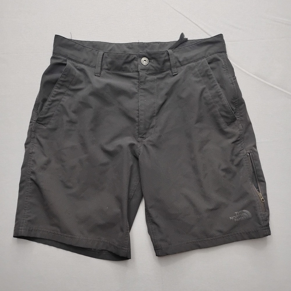 The North Face Mens Hiking Shorts Charcoal Grey Stretch Outdoor Size 32